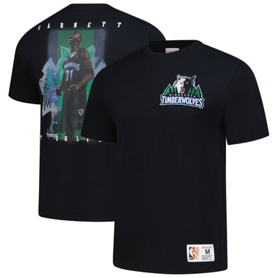 Kevin Garnett Minnesota Timberwolves Mitchell & Ness Hardwood Classics NBA Legends T-Shirt - Black